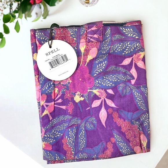 Spell & The Gypsy Renew Wisteria Purple Tote Bag NWT